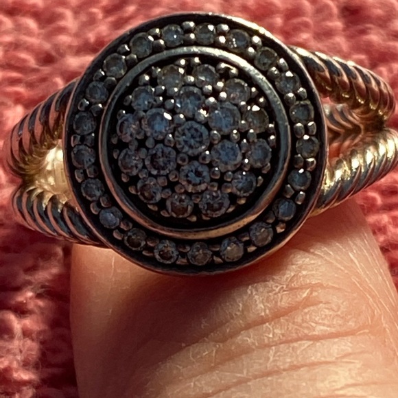 Authentic David Yurman diamond ring - Picture 2 of 5